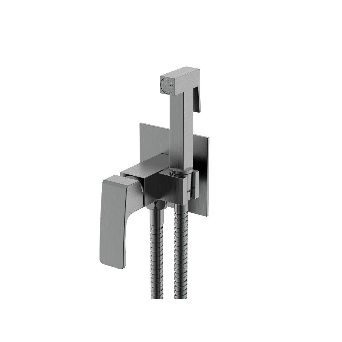 Смеситель скрытого монтажа для гигиенического душа Raglo R01.52.09, графит