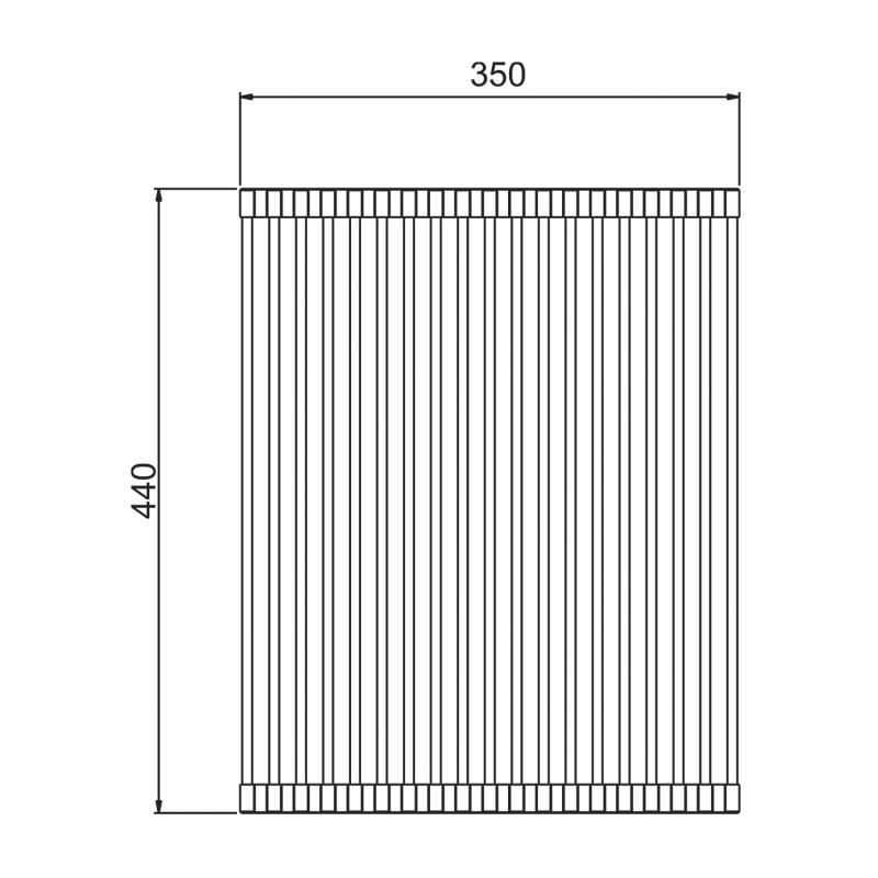 Ролл-мат для мойки Gappo GS202-5, сатин — изображение 2