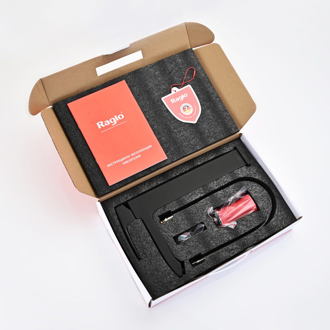 Смеситель для умывальника Raglo R01.15.06, чёрный — изображение 4