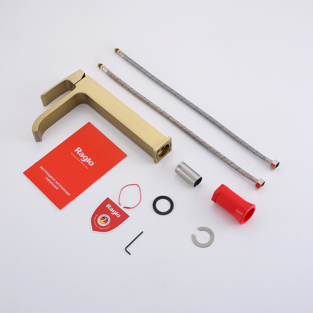 Смеситель для умывальника Raglo R02.15.09, графит — изображение 9