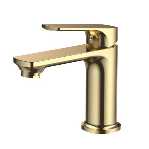 Смеситель для умывальника Splenka S30.10.03, золотой сатин