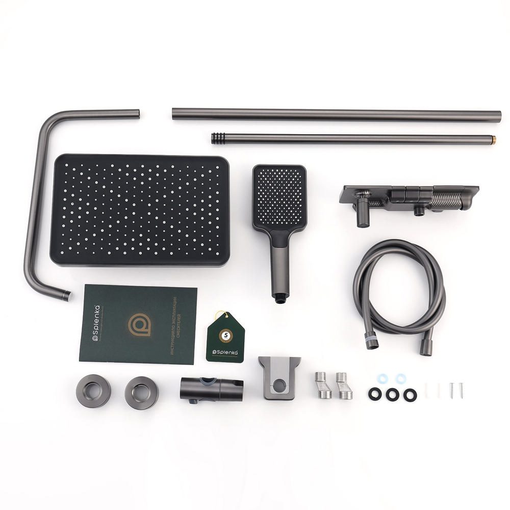 Душевая система Splenka S52.24.09, графит — изображение 9