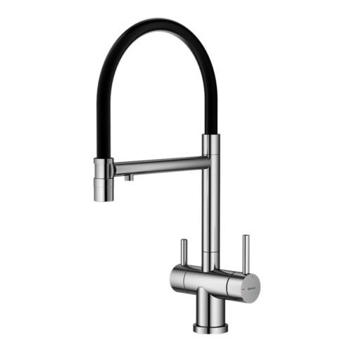 Смеситель для кухни под фильтр с гибким изливом Splenka S70.63.05, сатин