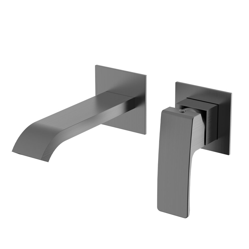 Смеситель скрытого монтажа для умывальника Raglo R02.11.09, графит