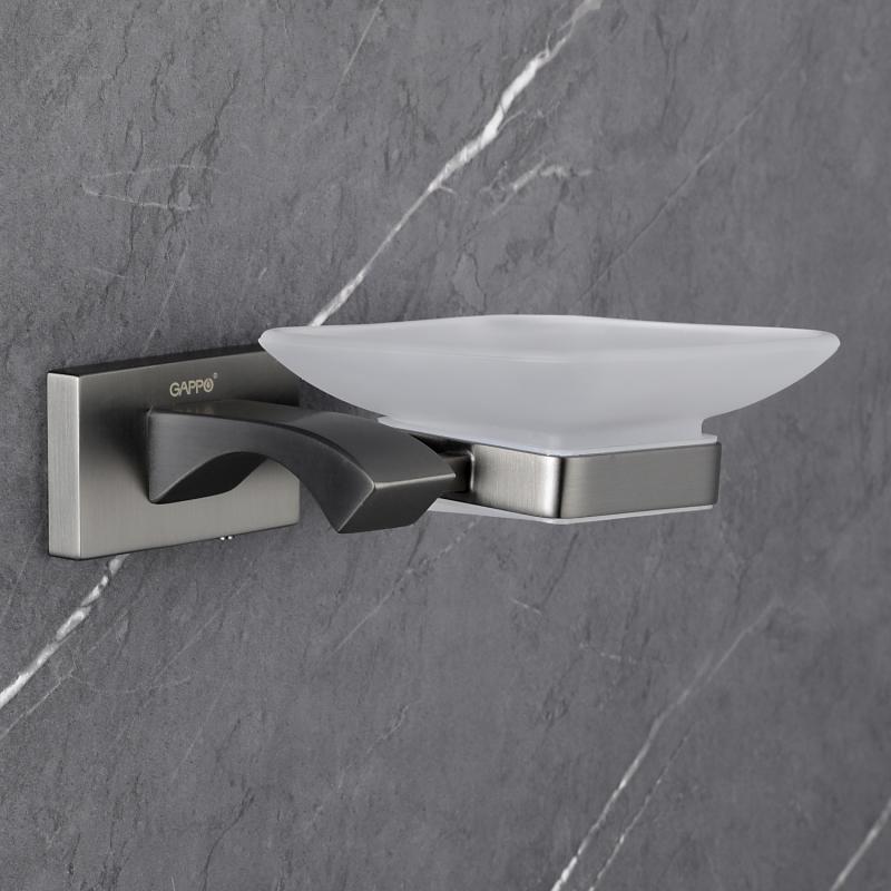 Мыльница Gappo G0702-9, оружейная сталь — изображение 11