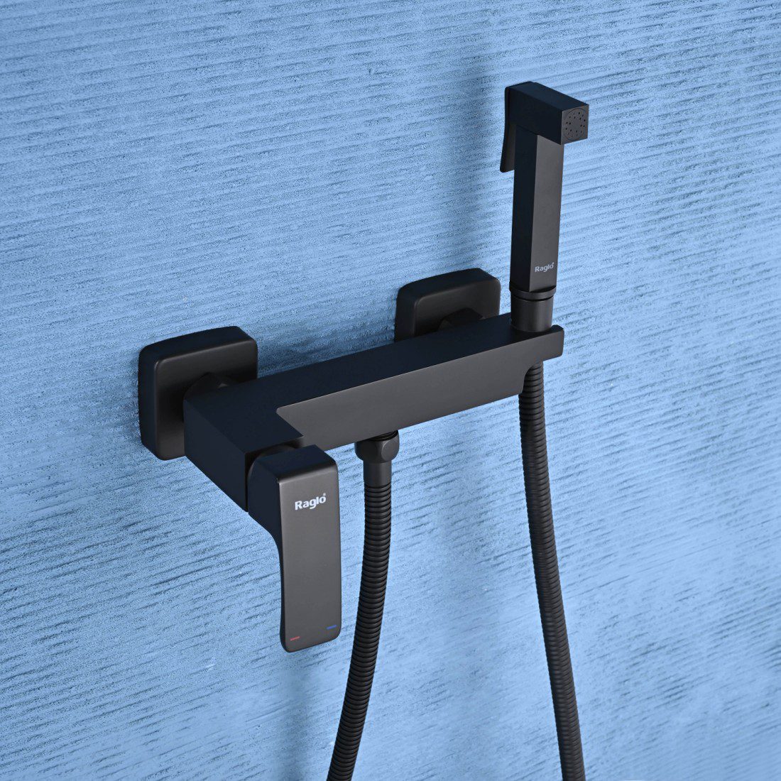 Смеситель для гигиенического душа Raglo R01.51.06, чёрный — изображение 9