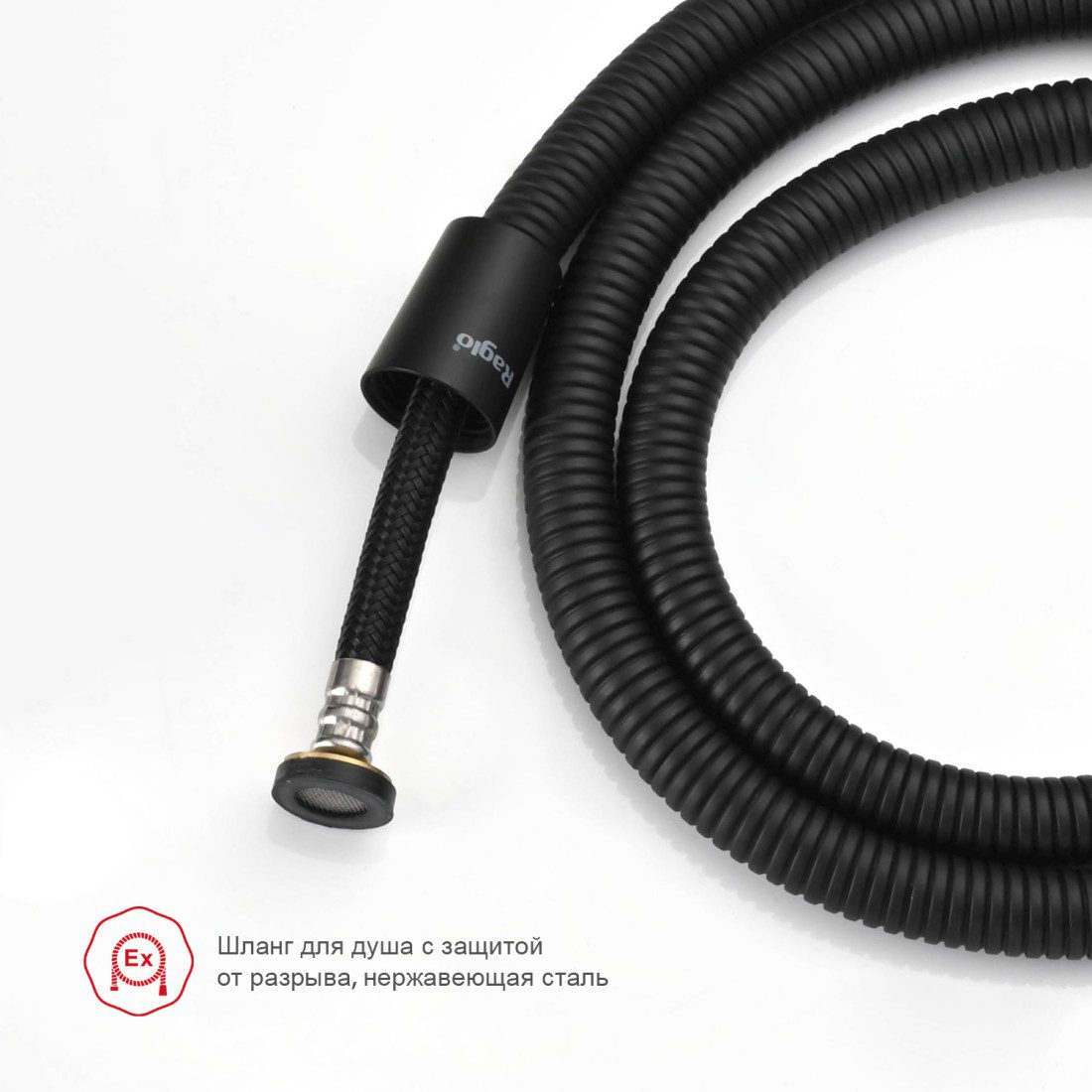 Смеситель для гигиенического душа Raglo R01.51.06, чёрный — изображение 10