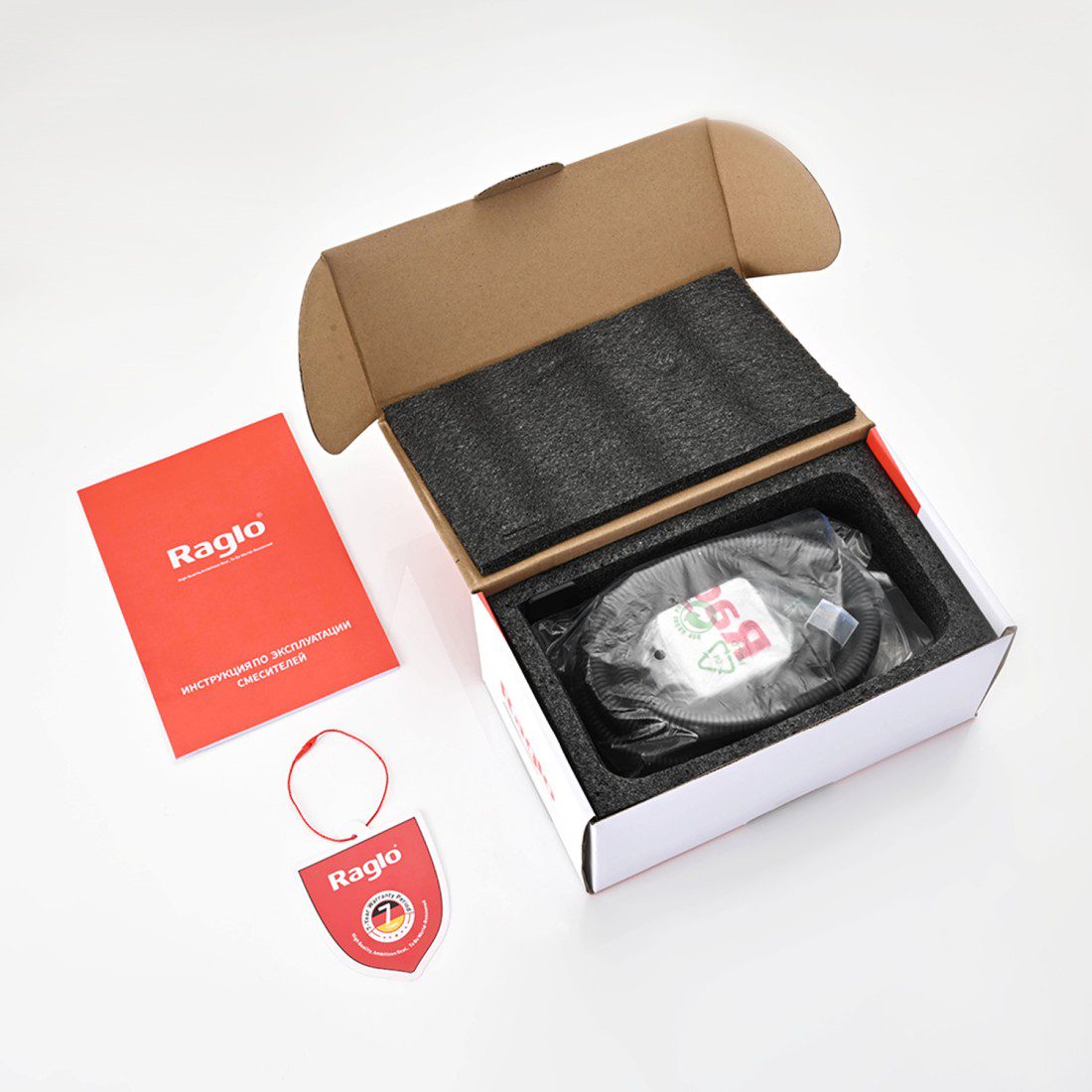 Смеситель для гигиенического душа Raglo R01.51.06, чёрный — изображение 2