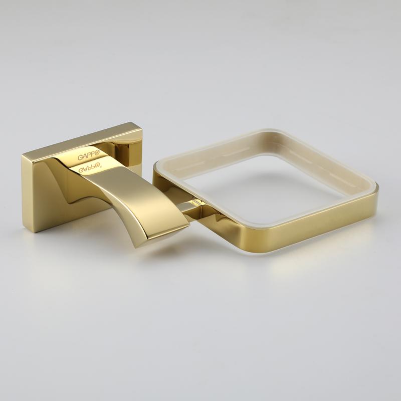 Ёршик для унитаза Gappo G0710-3, настенный, золото — изображение 3