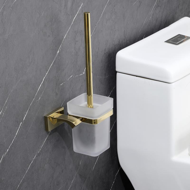 Ёршик для унитаза Gappo G0710-3, настенный, золото — изображение 12