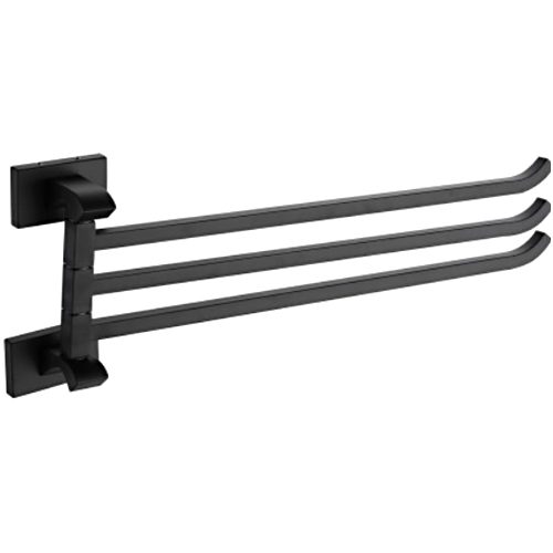 Держатель полотенец Gappo G0713-6, "рога", чёрный