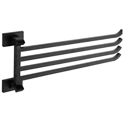 Держатель полотенец Gappo G0714-6, "рога", чёрный