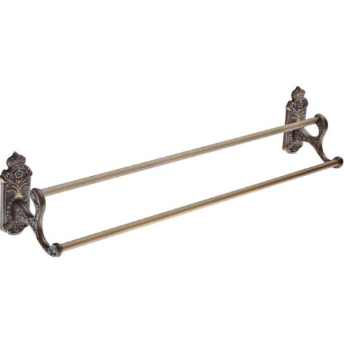 Держатель полотенец Gappo G3609, рейлинг двойной 60 см, бронза