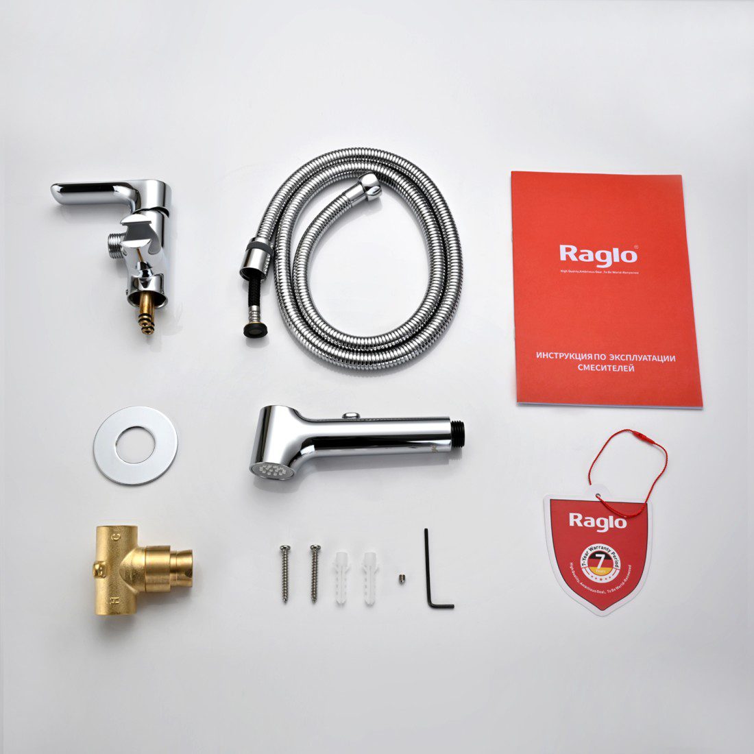 Смеситель скрытого монтажа для гигиенического душа Raglo R03.52 — изображение 3