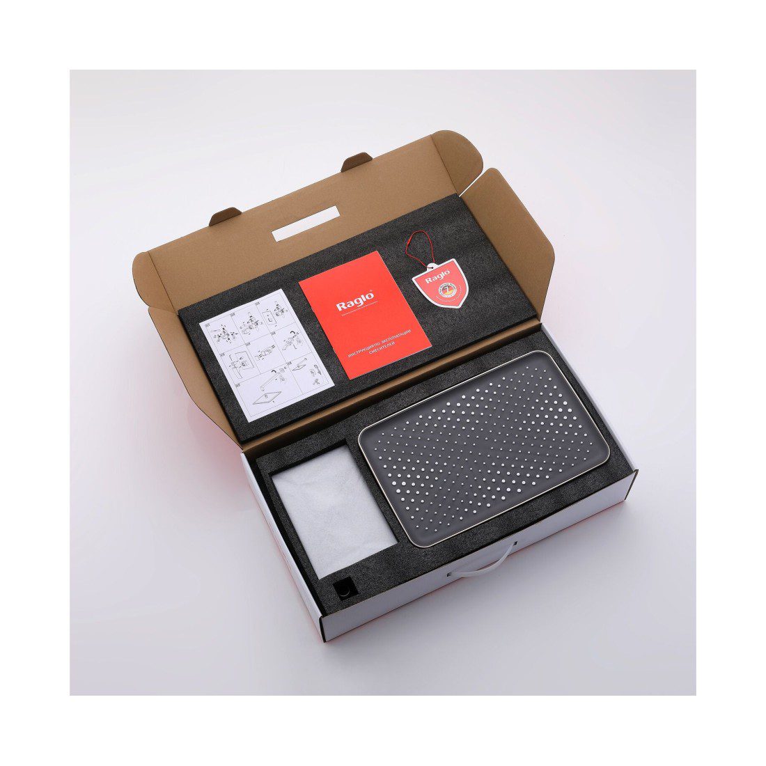 Душевая система скрытого монтажа Raglo R01.27.09, графит — изображение 5