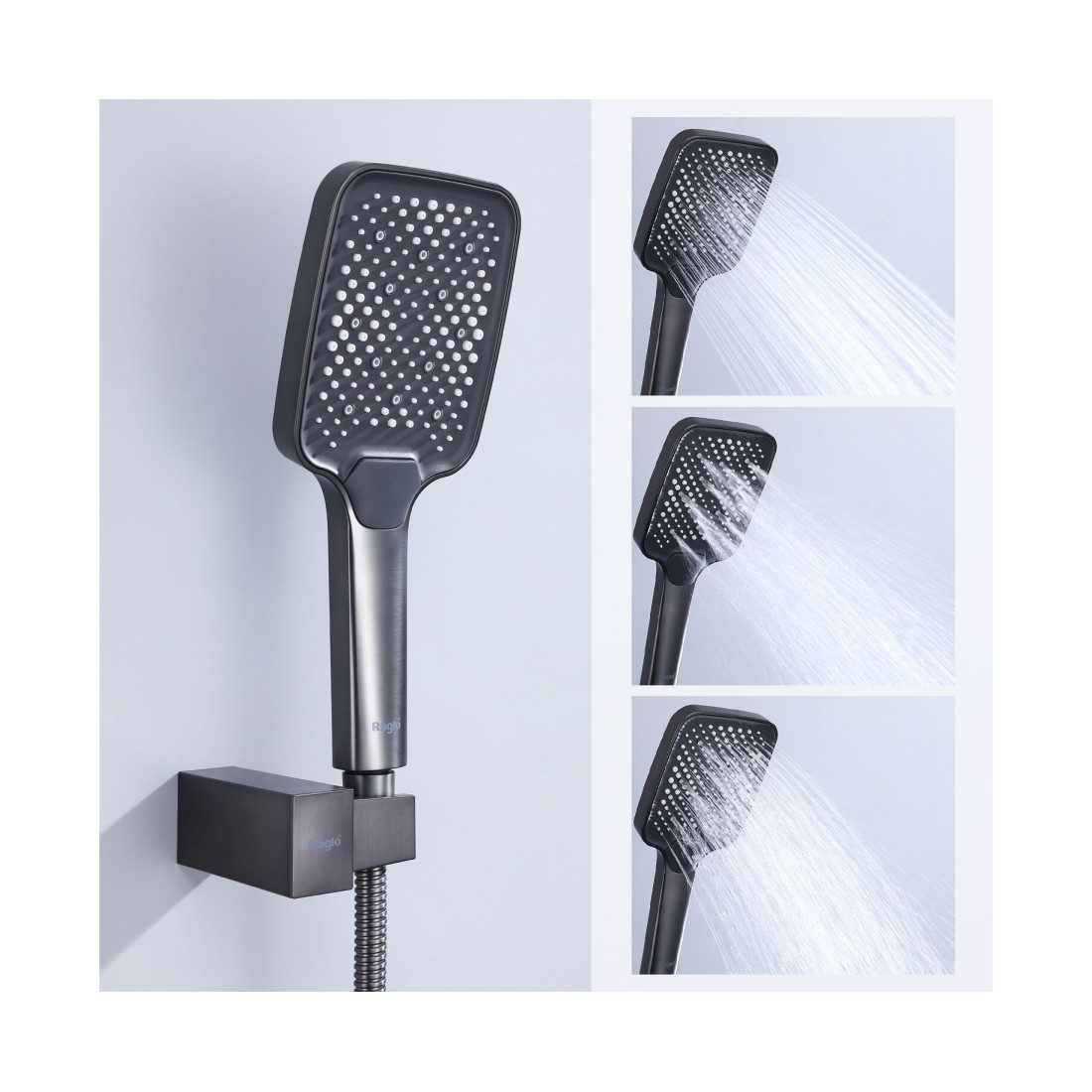 Душевая система скрытого монтажа Raglo R01.27.09, графит — изображение 9