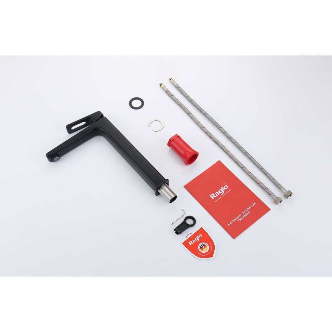 Смеситель для умывальника Raglo R51.15.06, чёрный — изображение 9