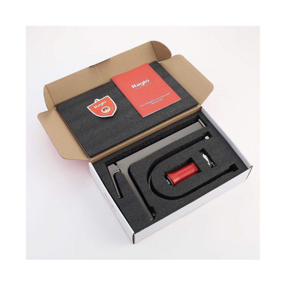 Смеситель для умывальника Raglo R51.15.06, чёрный — изображение 8