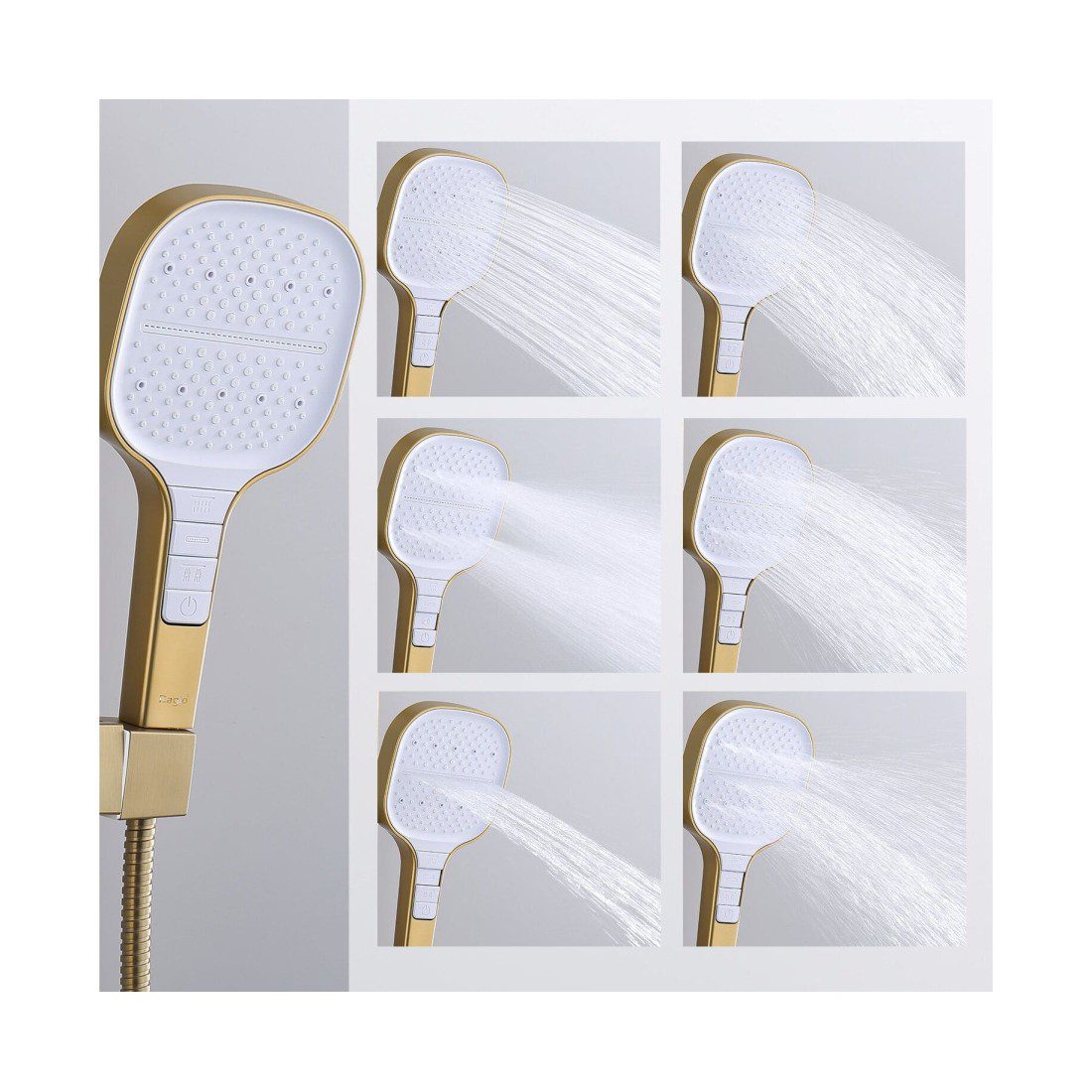 Душевая система Raglo R51.24.03, золотой сатин — изображение 4