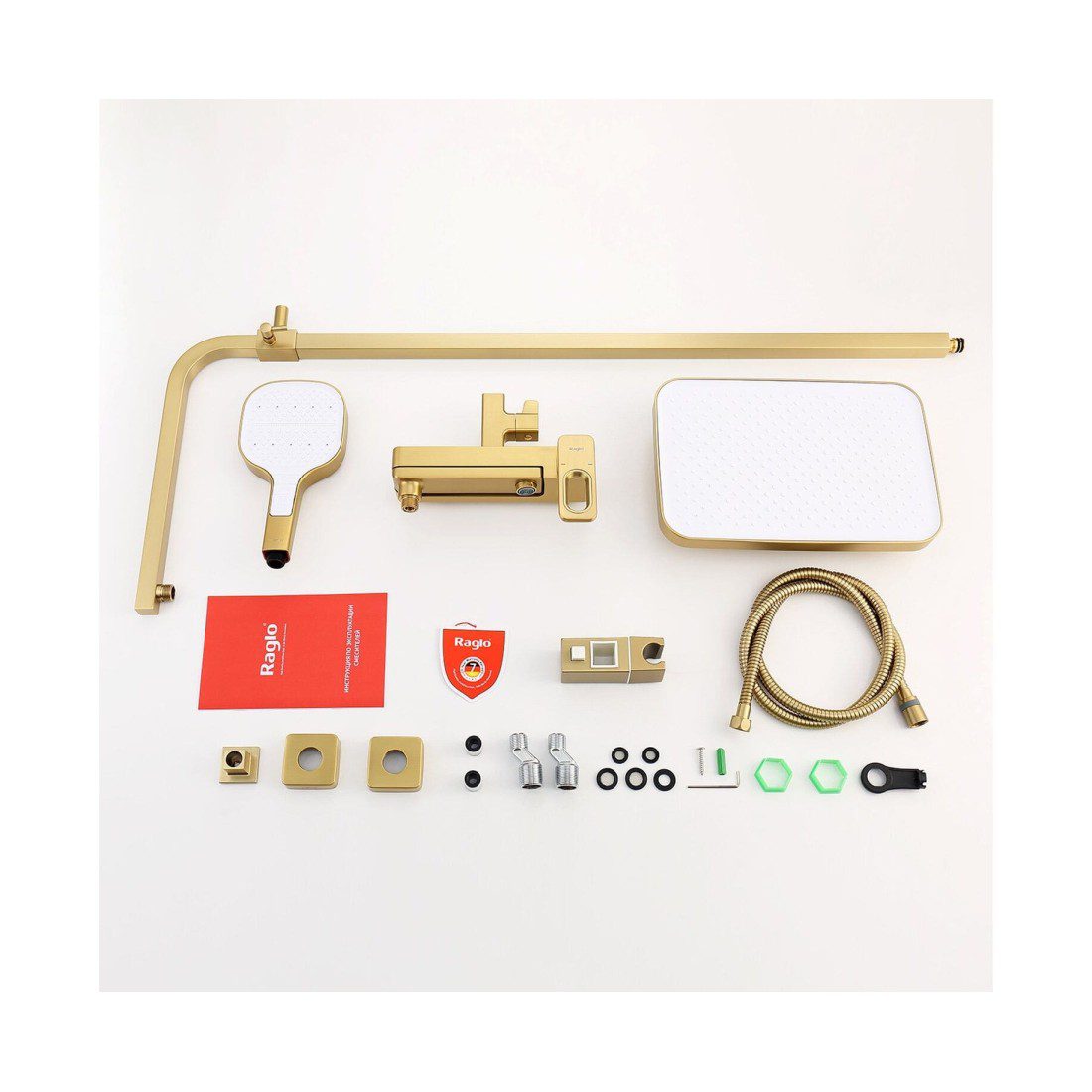 Душевая система Raglo R51.24.03, золотой сатин — изображение 3