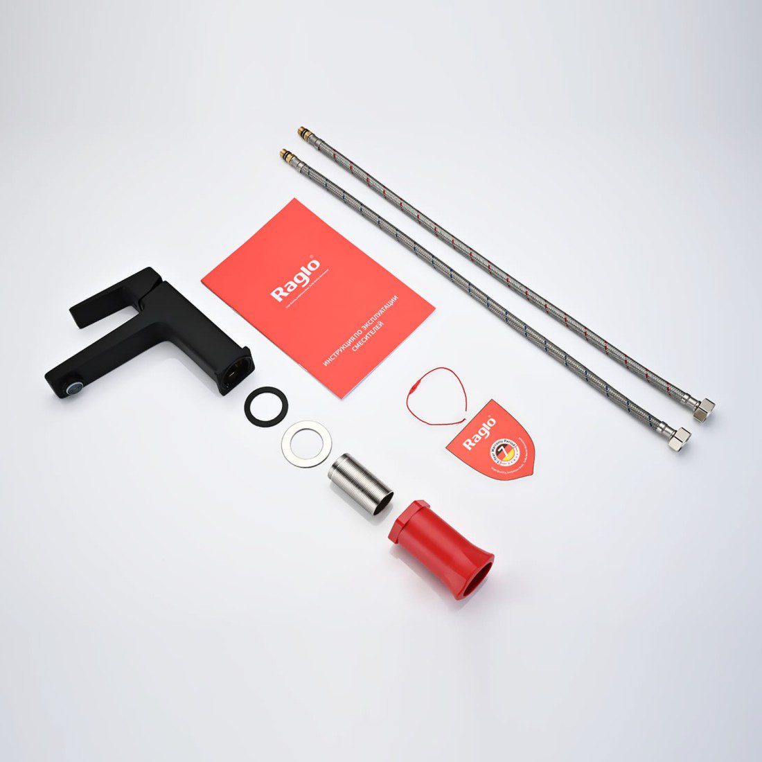 Смеситель для умывальника Raglo R30.10.06, чёрный — изображение 4