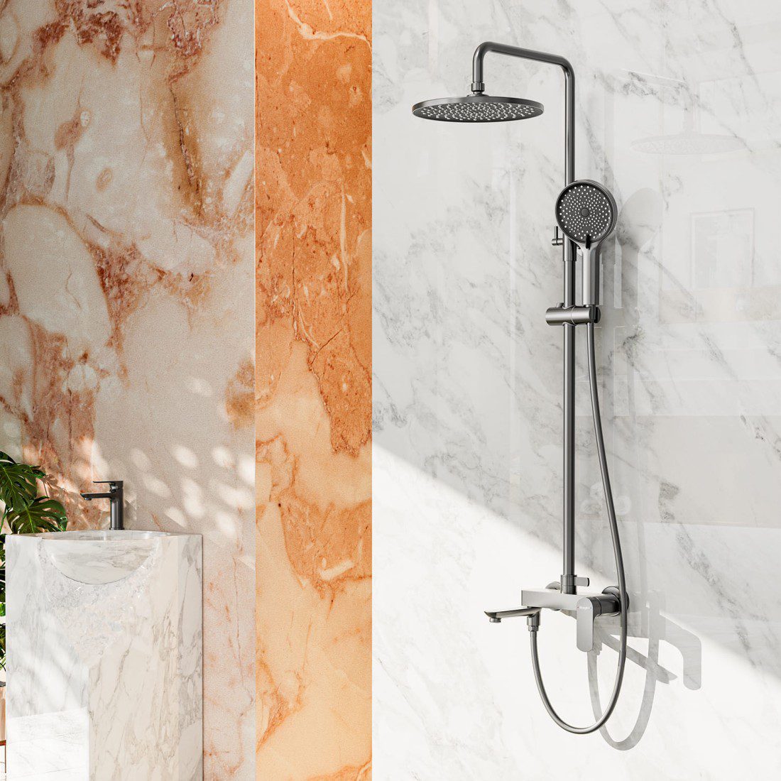 Душевая система Raglo R03.24.09, графит — изображение 11