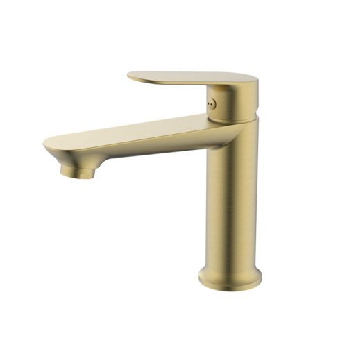 Смеситель для умывальника Splenka S41.10.03, золотой сатин