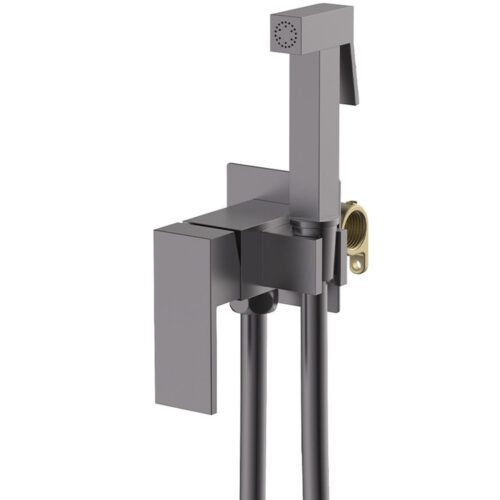 Смеситель скрытого монтажа для гигиенического душа Splenka S98.52.07, серый