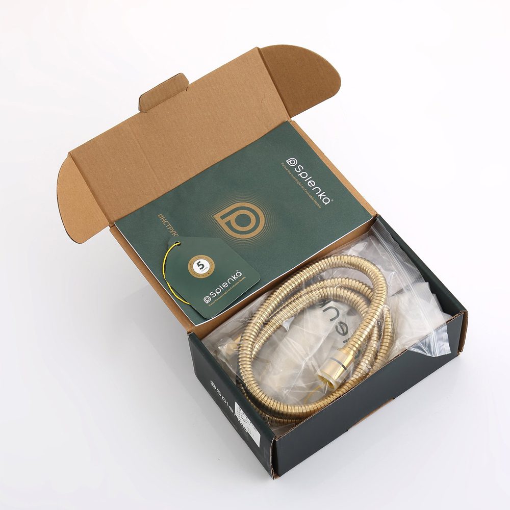 Смеситель для гигиенического душа Splenka S41.51.03, золотой сатин — изображение 9