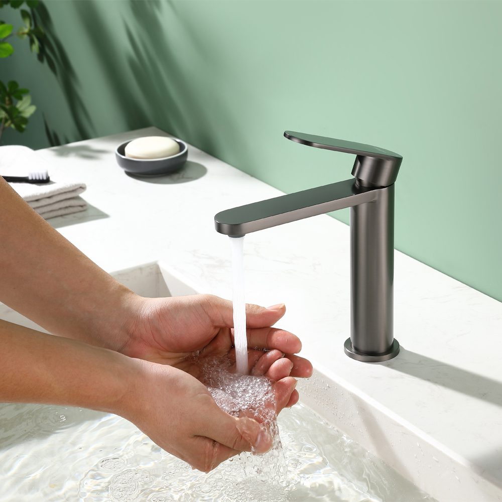 Смеситель для умывальника Raglo R10.10.09, графит — изображение 4