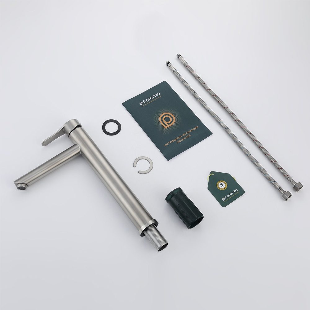 Смеситель для умывальника Splenka S223.15.05, сатин — изображение 6