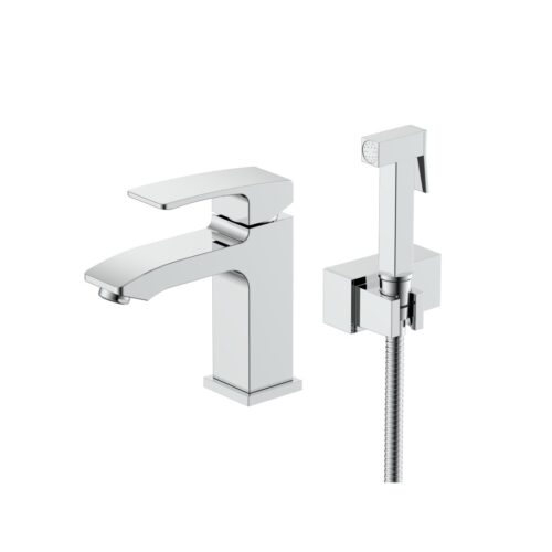 Смеситель для умывальника с гигиеническим душем Raglo R01.12