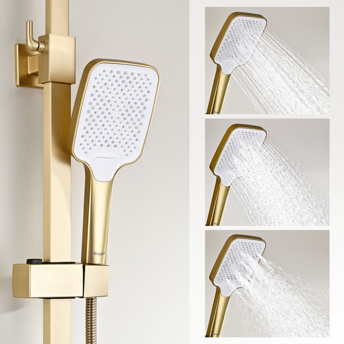 Душевая система Raglo R01.24.03, золотой сатин — изображение 12