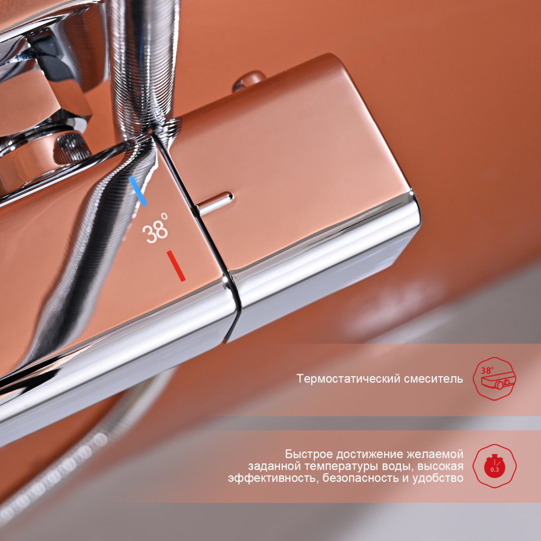 Душевая система с термостатическим смесителем Raglo R01.26 — изображение 12