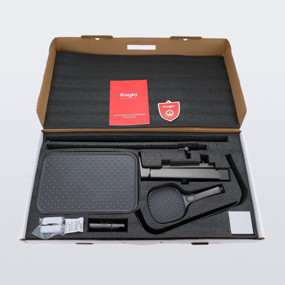 Душевая система Raglo R30.24.09, графит — изображение 11