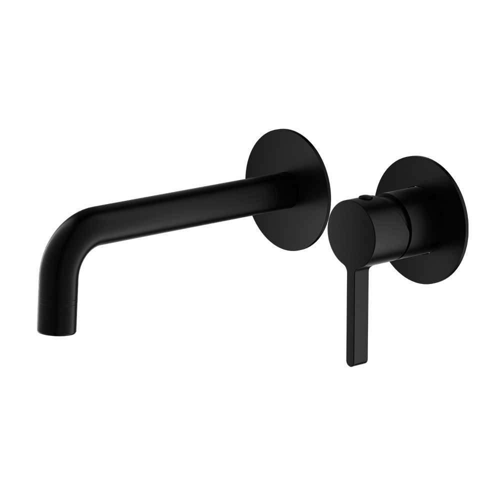 Смеситель скрытого монтажа для умывальника Splenka S221.11.06, чёрный