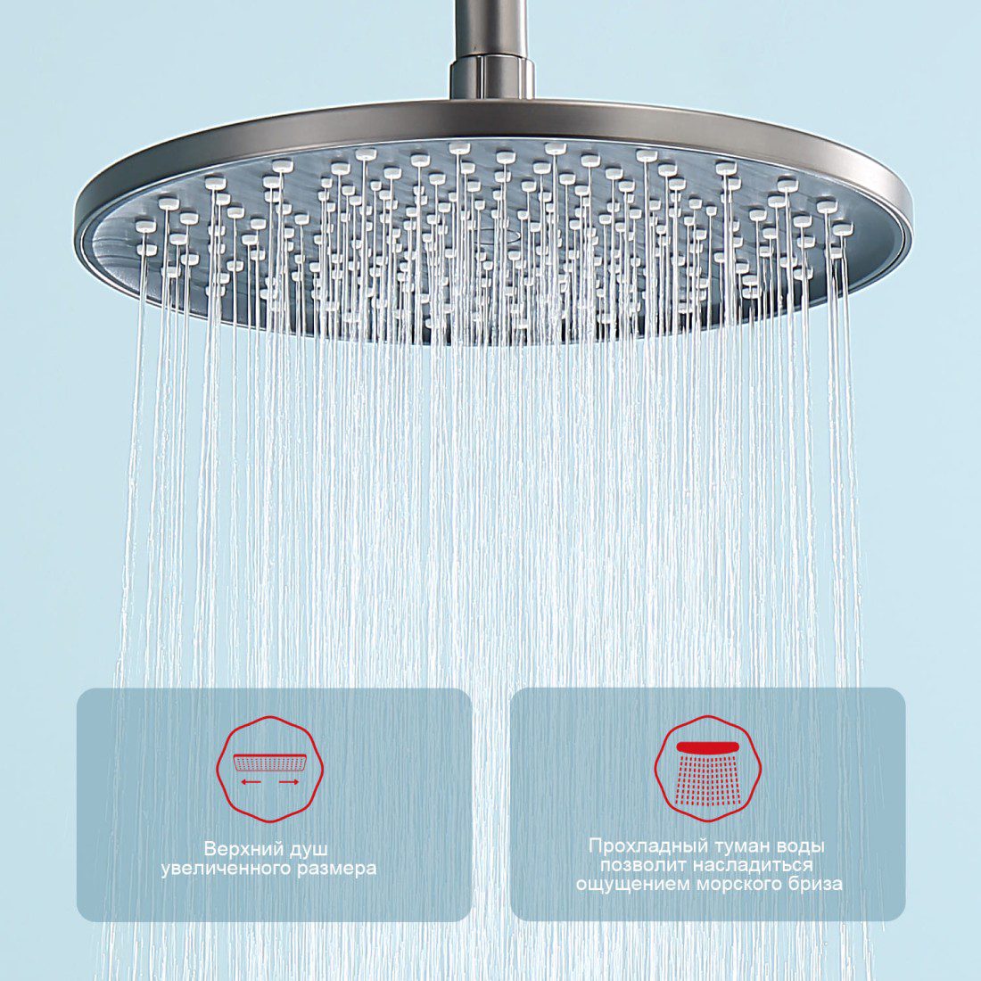 Душевая система Raglo R03.24.09, графит — изображение 13