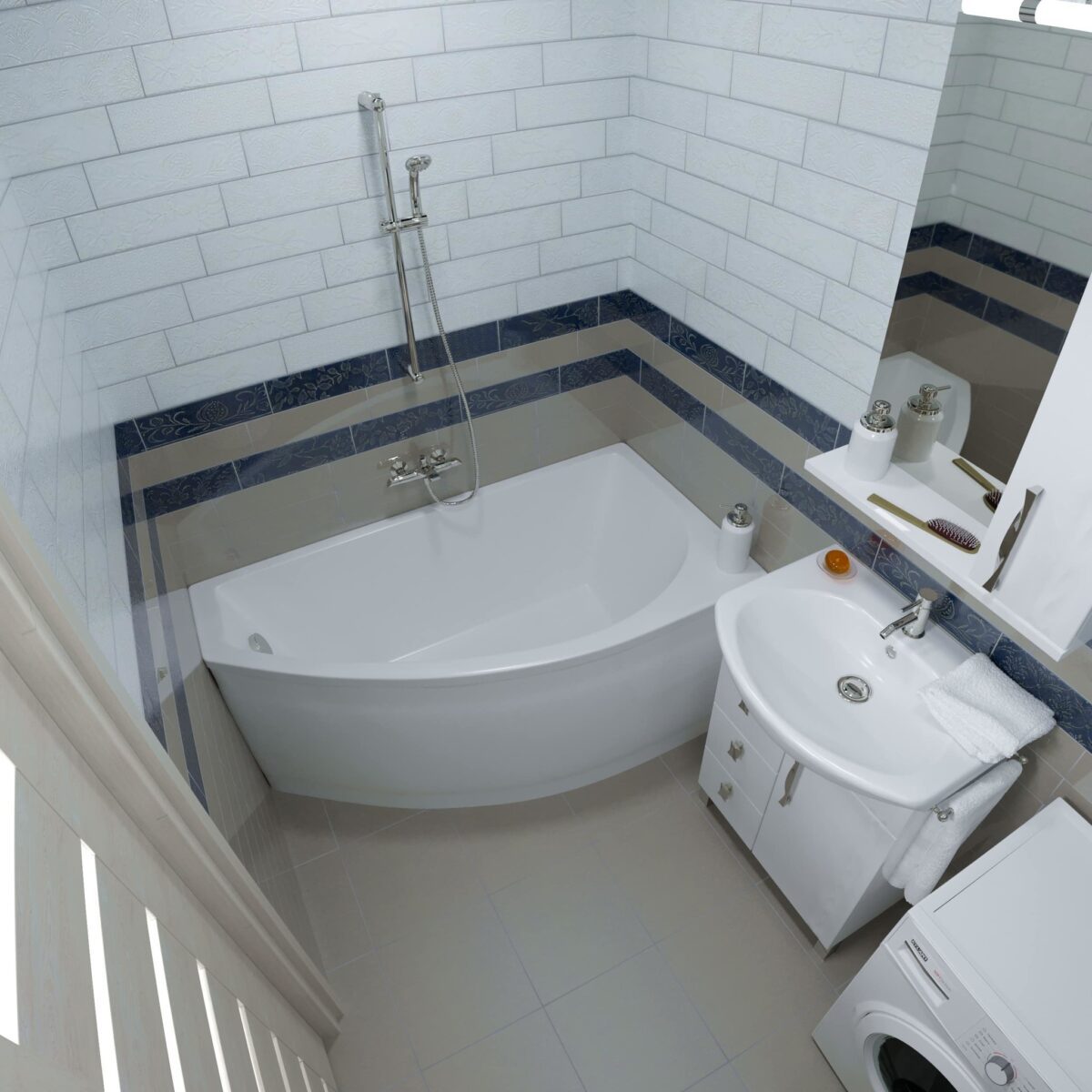 Ванна акриловая Тритон Бэлла 140x77, левая, Н0000020161 — изображение 4