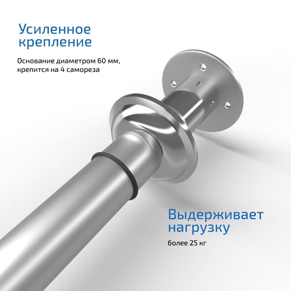 Карниз для ванны г-образный Тритон 150x70, Щ0000052838 — изображение 3