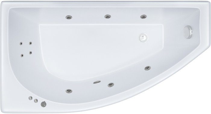 Ванна гидромассажная Тритон Бэлла левая 140x77, Стандарт Flat, Щ000001423
