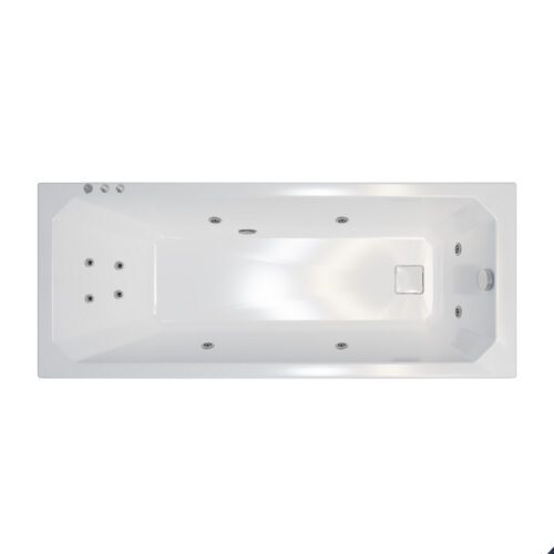 Ванна гидромассажная Тритон Прага 150 NEW 1500х700 мм, Стандарт, Flat металл.(+гидро+спина+кран переключатель)