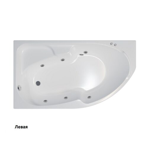 Ванна гидромассажная Тритон София левая 170x95, Базовая Flat, Щ000001228