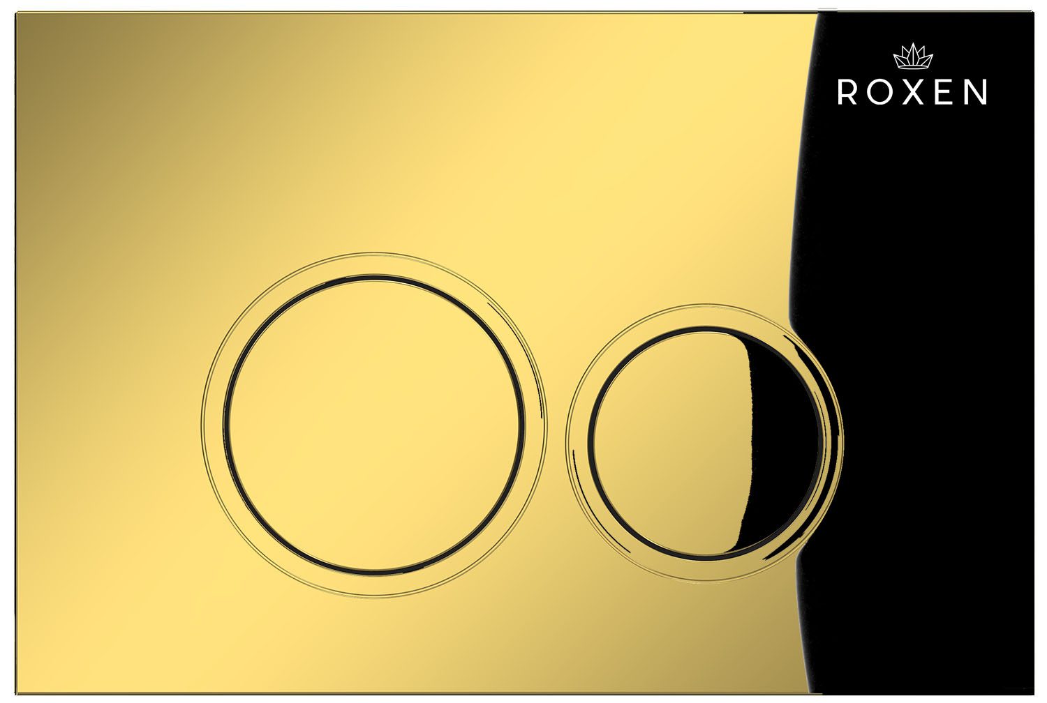 Комплект инсталляции Roxen StounFix Dual Fresh с унитазом Cube Bidet и кнопкой Santi (золото/глянец), 968094 — изображение 9