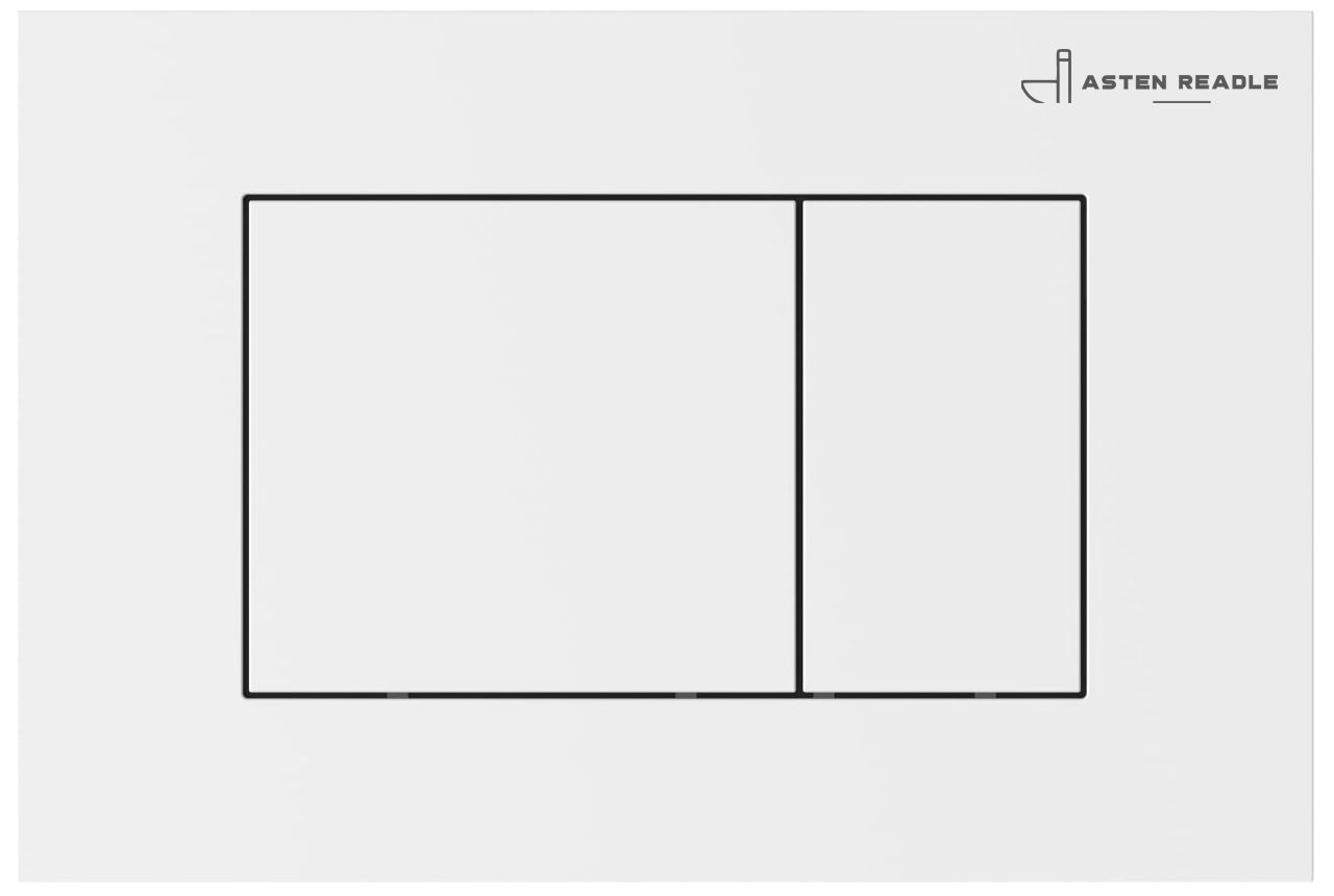 Комплект инсталляции Asten Readle Zentralmodul с кнопкой AR0601-W (белая/глянец), AR0501-0601W — изображение 2