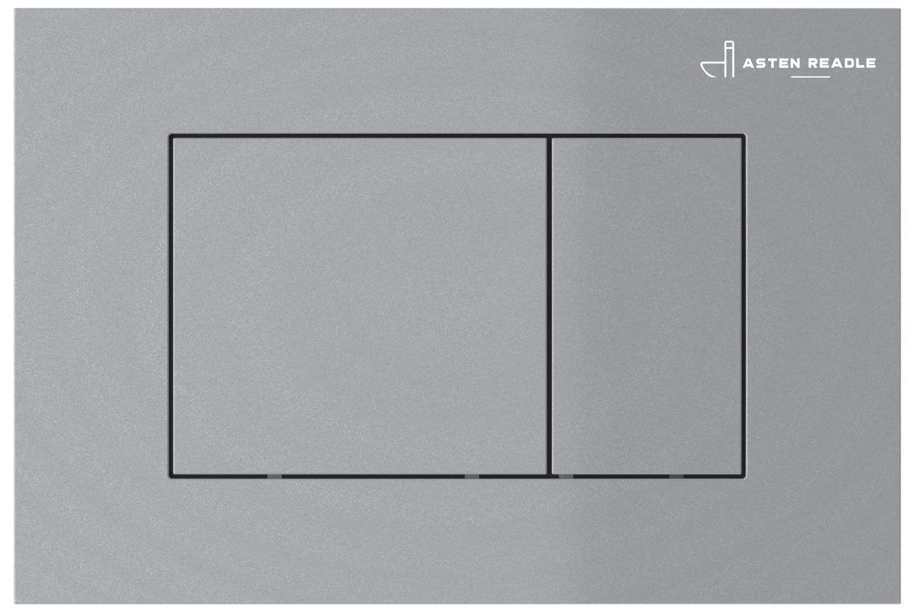 Комплект инсталляции Asten Readle Zentralmodul с кнопкой AR0601-M (хром/матовая), AR0501-0601M — изображение 2