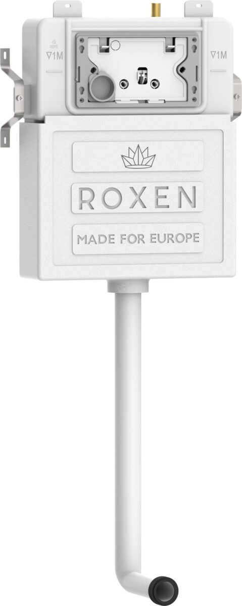 Комплект инсталляции Roxen Attach с приставным унитазом Antares и кнопкой Steel (золото/матовая), 968415 — изображение 2