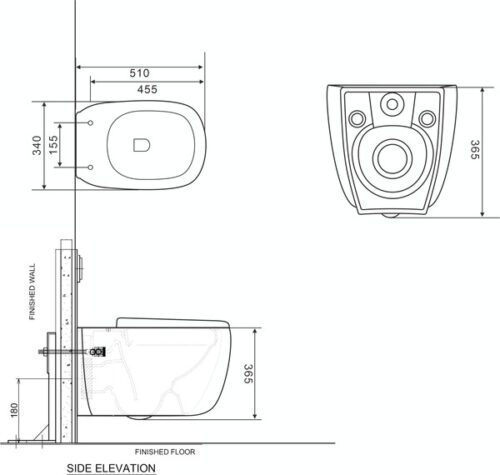 Комплект инсталляции Roxen StounFix Dual Fresh с унитазом Martin и кнопкой Caspia (пастель бежевая/матовая), 968504 — изображение 8