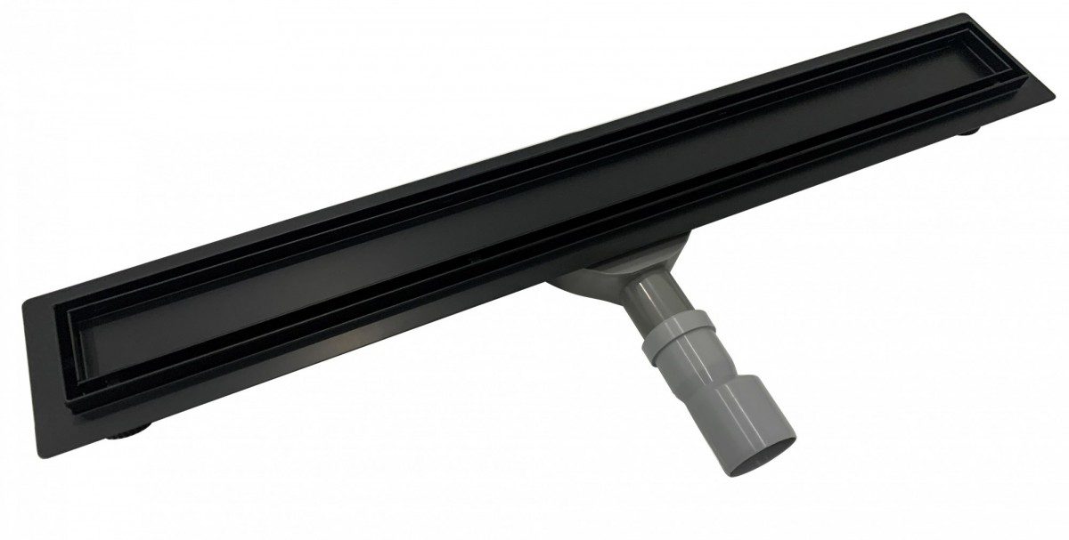 Трап для душа Roxen Supra Black 91050-65 линейный, "под плитку", 65 см — изображение 4