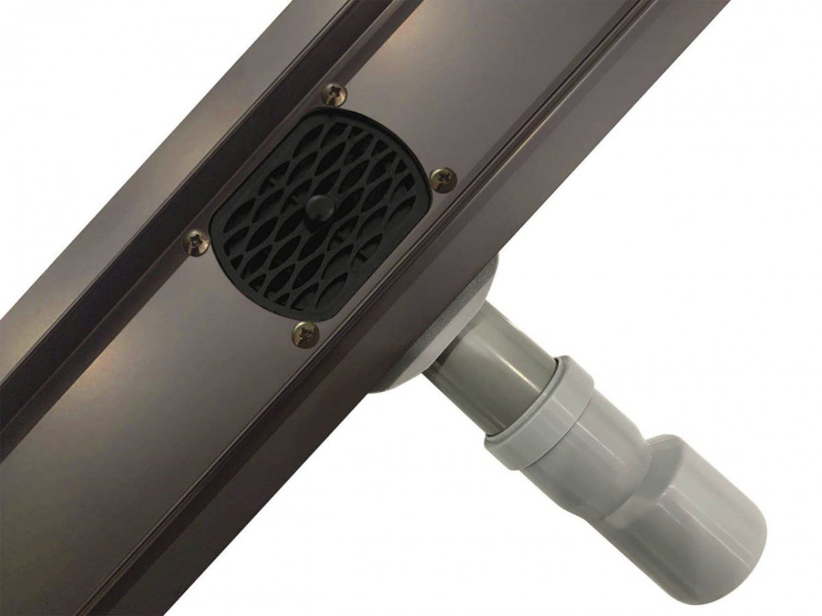 Трап для душа Roxen Supra Gun metal 91050-60GM линейный, "под плитку", 60 см — изображение 3