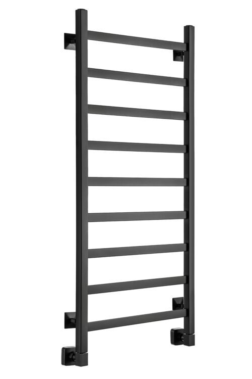 Полотенцесушитель Ростела Экспи Квадро V 30 черный нижн.подв.1/2" 500х1200/9